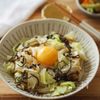 レンジで完結！【塩昆布とキャベツの醤油うどん】の工程3