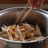 厚揚げと新生姜の甘辛煮の工程3