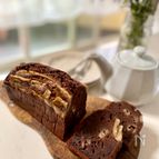 グルテンフリー☆しっとりチョコバナナケーキ