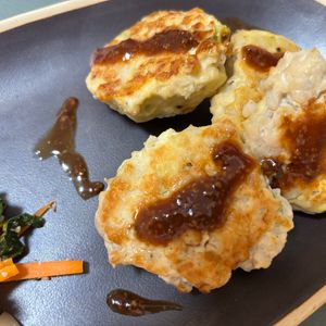 Kuの作ってみた!投稿(やみつき！鶏むね肉のハッシュドチキン蓮根)