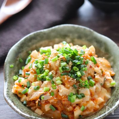 【コロコロ長芋とキムちくわの激旨おつまみ】切って混ぜるだけ！