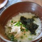 蒸し鶏のクッパ