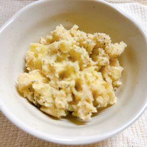 チョビの助の作ってみた!投稿(じゃがいもだけ！和風ごまサラダ)