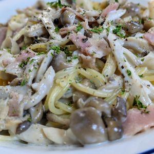 まゆのの作ってみた!投稿(【きのこのクリームパスタ】白だしで絶品／ワンパンで簡単！)