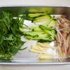 肉系なし「薬味たっぷりで食べるぶっかけ冷麺」の工程1