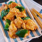 調味料2つで味が決まる♪『鶏ピーのサッパリ♡うまだれ炒め』