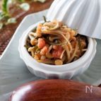 レンジで簡単！自分で作ればおいしい＊明太子入りなめ茸