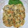 サトちゃんの作ってみた!投稿(【かにかま大葉入り豆腐のピリふわ焼き】混ぜて焼くだけ♪激旨！)