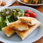 『豚肉と筍の焼き春巻き』揚げずにお手軽！具だくさん♫お弁当◎