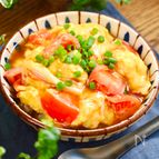 卵ふわふわ×チーズとろ～り【洋風天津飯】