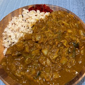 楽ラク手抜キッチン🐶🐾の作ってみた!投稿(とろとろ白菜とツナ缶の和風カレー)