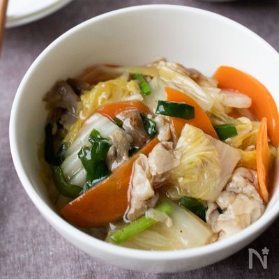 『白菜どっさり！中華丼』簡単☆野菜たっぷりヘルシー♪