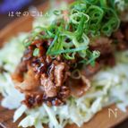 豚こまでボリュームおかず♪『甘辛豚キャベツ♪♪』