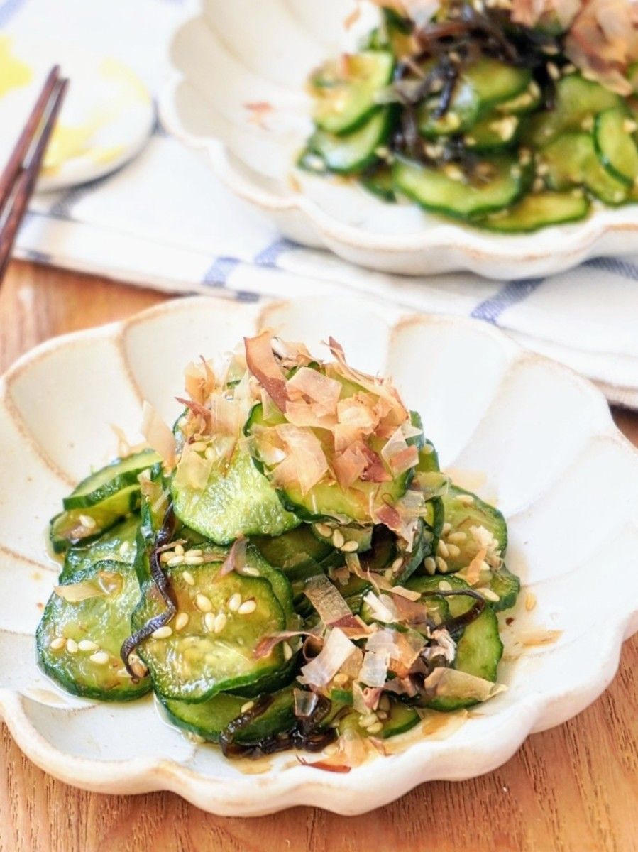 箸休めに やみつきになる きゅうりの塩昆布おかか和え | レシピサイトNadia