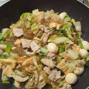 ぺあんこの作ってみた!投稿(とろとろ豚バラ白菜春雨)
