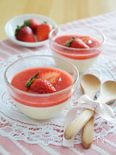 絶品！いちごのブラマンジェ。とろけるスイーツ！パーティーに♪