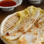 冬の旬野菜　甘い白菜のジョン(チヂミ)