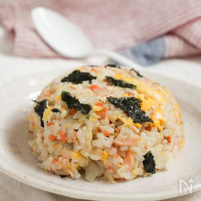 5分で食卓へ!鮭といさだ醤油の和風チャーハン