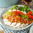 【12kgやせた管理栄養士考案】しっとり！麻婆あんかけ鶏ハム