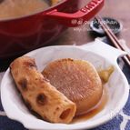 しみっしみの焼き大根とちくわのおでん♡