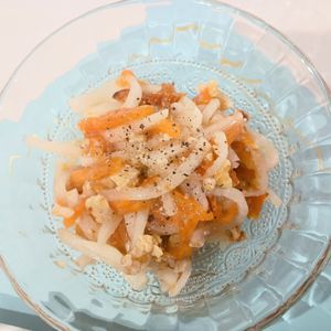 milkの作ってみた!投稿(【大根と柿のラペ】食卓が華やぐ簡単なのにお洒落な一皿♪)