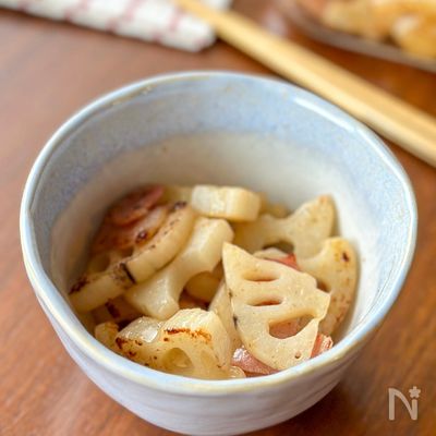 パパっと5分！副菜に困ったらコレ「れんこんの塩バター炒め」