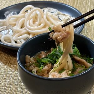 楽ラク手抜キッチン🐶🐾の作ってみた!投稿(【家族ウケ抜群】豚肉と玉ねぎで作る絶品つけうどん)