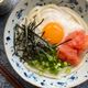 冷やし明太とろ玉うどん
