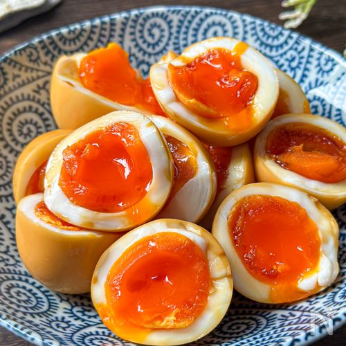 100万再生!美味しすぎる♡【漬けない味玉】