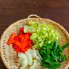 卵と野菜のやさしいクッパの工程1