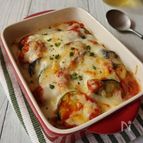 ナスとズッキーニのモッツァレラチーズ焼き