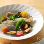 春野菜とたらのアクアパッツァ♪切り身で時短・簡単豪華！