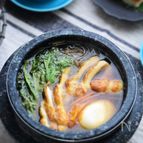 【コクあり５分】ちゅるちゅる春雨とたっぷり野菜の酸辣湯風鍋