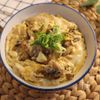 【業務スーパー】串なし焼き鳥（ふりそで）で簡単！香ばし親子丼の工程4