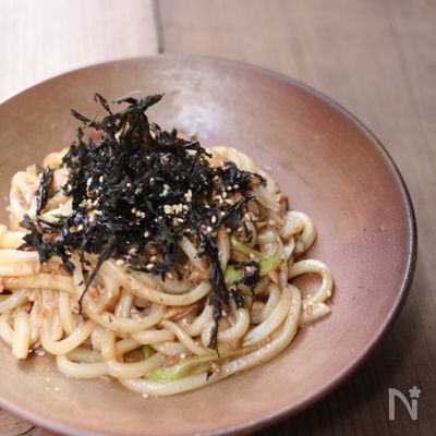 ぽん酢風味の焼うどん