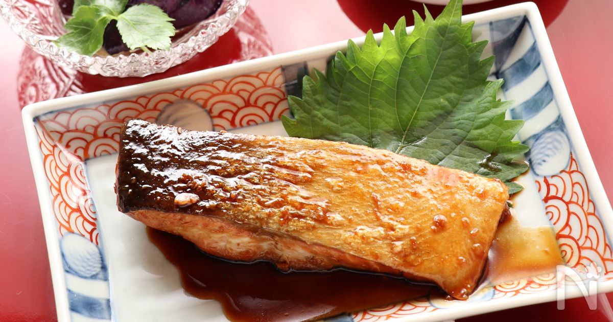 鮭のはちみつ照り焼き