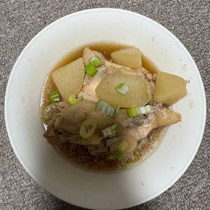 855341の作ってみた!投稿(さっぱり！【鶏手羽元と大根の煮物】)