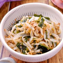 【もやしとわかめのナムル】30円副菜♡パパッとあと１品♪