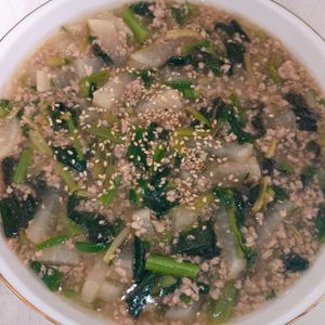 milkの作ってみた!投稿(【そぼろ大根とほうれん草のとろみ煮】ほっこりおかず♡)