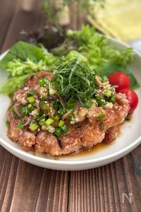 ザクっとジューシー【薬味チキンタツタ】