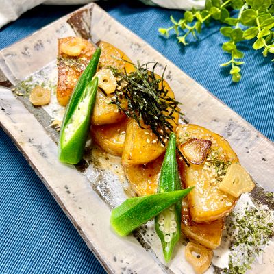もちもち照り焼き長芋ステーキ