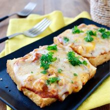 簡単＊厚揚げのカレーチーズ焼き