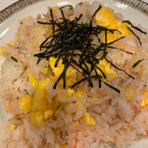 ぐ〜たら子の作ってみた!投稿(5分でぱぱっとランチ♡明太しらすチャーハン)