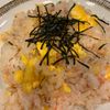 ぐ〜たら子の作ってみた!投稿(5分でぱぱっとランチ♡明太しらすチャーハン)