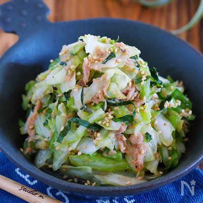 あとひく旨さのおつまみ副菜♪『キャベツナレモンの無限サラダ』
