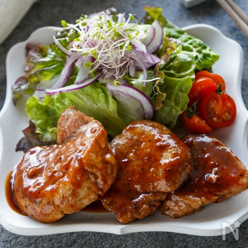 『柔らか豚ヒレのバター醤油』簡単めちゃうまご飯が進む！