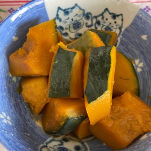 万福の作ってみた!投稿(【ほくほく！かぼちゃの煮物】レンジで作り置きレシピ♪)