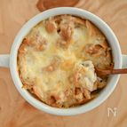 乾パンの消費に！乾パンオニオングラタンスープ