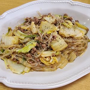 ナムディの作ってみた!投稿(満腹★白菜と春雨のオイスターソース炒め煮)