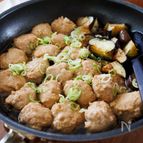 『肉団子となすのうま煮』甘辛味が染みる♪ご飯が進む☆